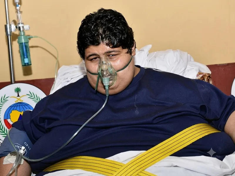 Khalid bin Mohsen Shaari từng được báo cáo nặng khoảng 610 kg