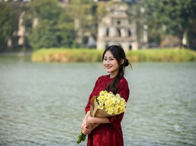 Hồ Hoàn Kiếm là điểm vui chơi Hà Nội nổi bật với cảnh đẹp cổ kính.